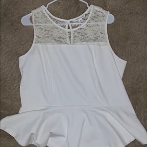White Lace Shirt